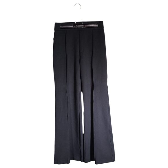 Spanx The Perfect Pant Hi-Rise Flare Wide Leg Trouser 20252Q Black Womens Small - Picture 1 of 5